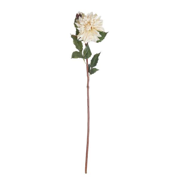 Fiore artificiale FLORISTA Dalia Polietilene / Ferro / Tessuto - Bianco
