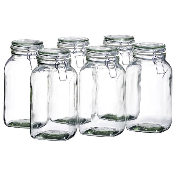 Einmachglas Opaka 6er-Set Klarglas - Transparent