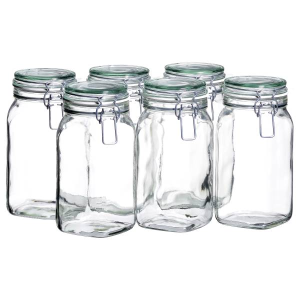 Einmachglas Yotki 6er-Set Klarglas - Transparent