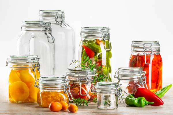 Einmachglas Yotki 6er-Set Klarglas - Transparent