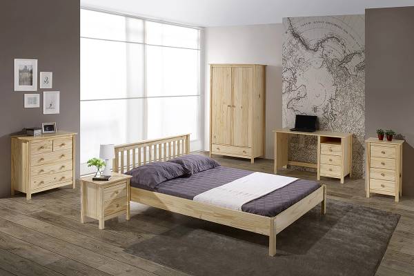 Massiver Drehtürenschrank Bukilen Kiefer