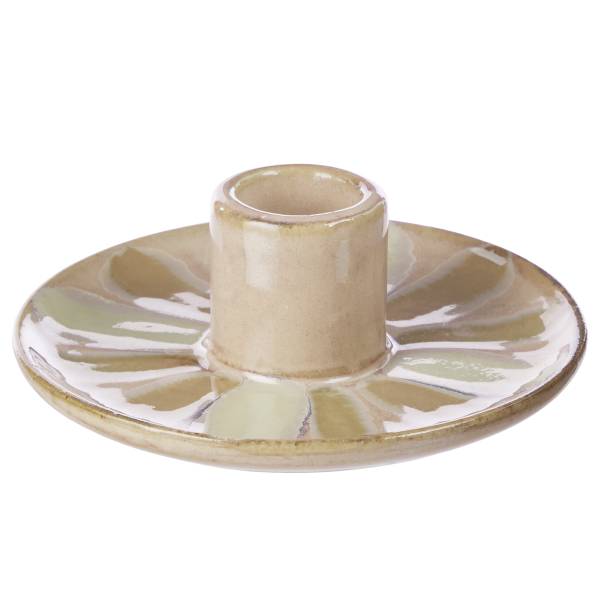 Kerzenhalter SEVENTIES Porzellan - Beige