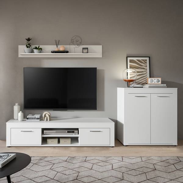 Set di 3 mobili incluso comò Jam Bianco