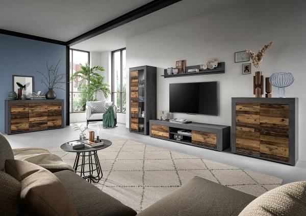 Dressoir Danti oudhouten look