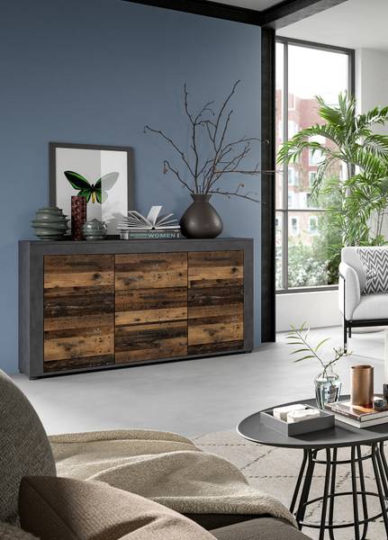 Dressoir Danti oudhouten look