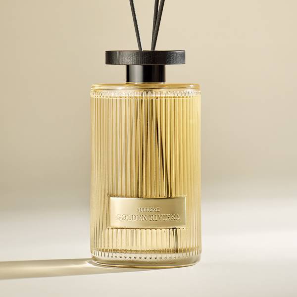 Parfum d’ambiance SUPREME Golden Riviera Verre / Parfum d’ambiance / Bambou / Polyester - Beige