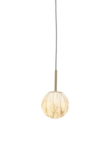 Lampada a sospensione Carrara Vetro colorato - Grigio / oro - 1 punti luce