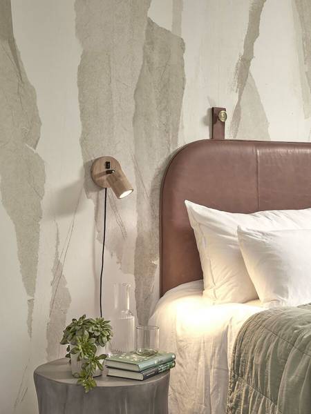 Lampada da parete Java A Bambù - 1 punto luce - Beige