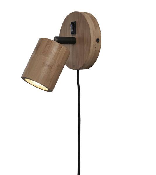 Lampada da parete Java A Bambù - 1 punto luce - Beige