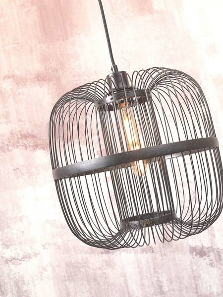 Lampada da terra Hokkaido Nero