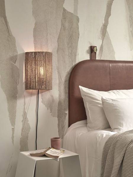 Lampada da parete Iguazu Iuta - beige - 1 punto luce