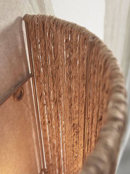 Lampada da parete Iguazu Iuta - beige - 1 punto luce