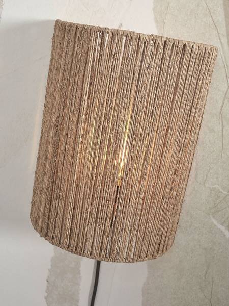 Lampada da parete Iguazu Iuta - beige - 1 punto luce