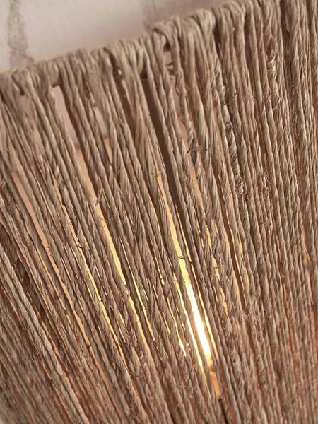 Lampada da parete Iguazu Iuta - beige - 1 punto luce