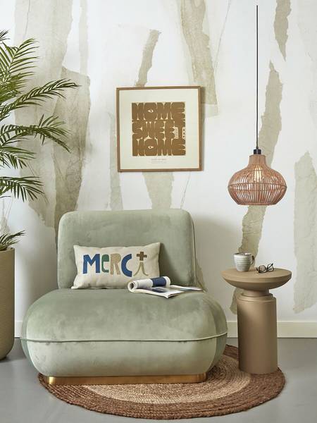 Lampada a sospensione Kalahari Rattan - beige - 1 punto luce