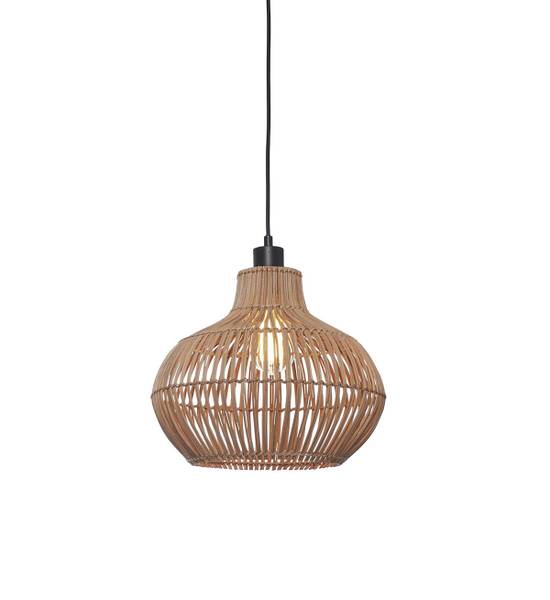 Lampada a sospensione Kalahari Rattan - beige - 1 punto luce