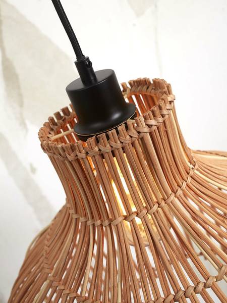 Lampada a sospensione Kalahari Rattan - beige - 1 punto luce