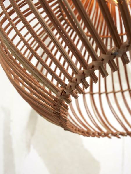 Lampada a sospensione Kalahari Rattan - beige - 1 punto luce