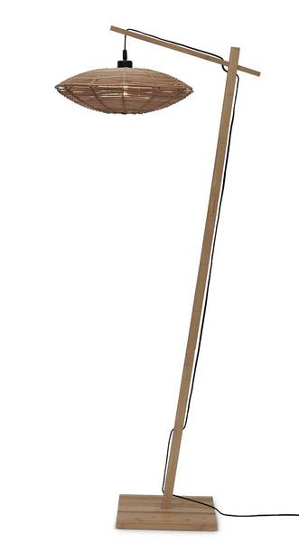 Stehleuchte Tanami Typ C Bambus - Beige - 1-flammig