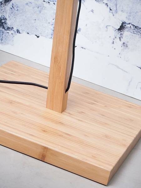 Stehleuchte Tanami Typ C Bambus - Beige - 1-flammig