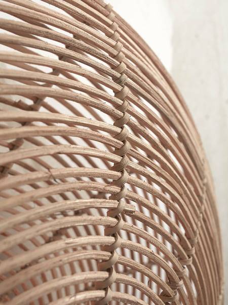 Stehleuchte Tanami Typ C Bambus - Beige - 1-flammig