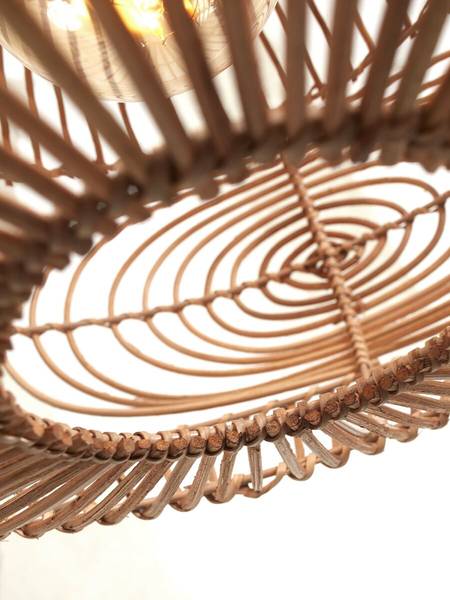 Lampada a sospensione Madeira A Rattan - 1 punto luce - Beige