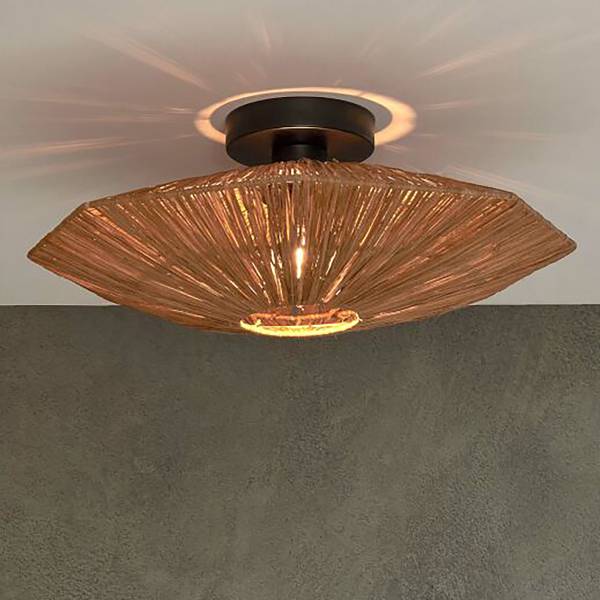 Plafondlamp Panama bruin
