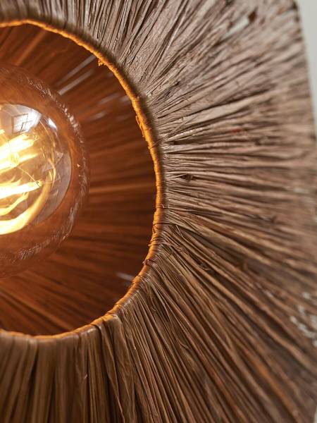 Plafondlamp Panama bruin