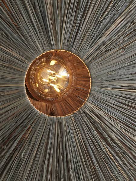 Lampada da parete Panama A Tortora - Grigio - 1 punto luce - Grigio - 65 x 65 cm