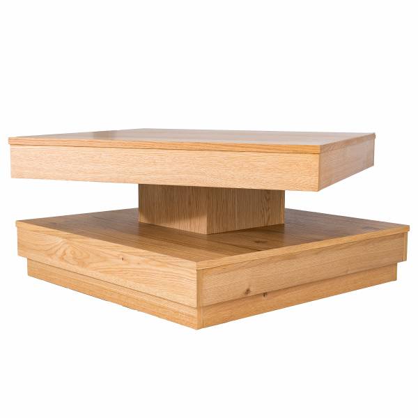 Salontafel met fineer Pemigot eikenhout