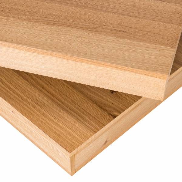 Salontafel met fineer Pemigot eikenhout