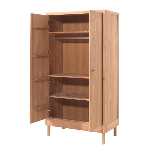 Massiver Kleiderschrank Forrest Eiche