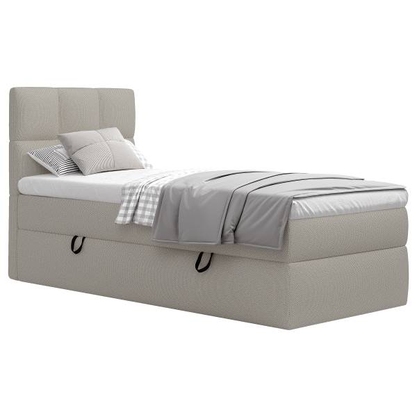 Letto Rudisell Tessuto strutturato Cully: beige sabbia