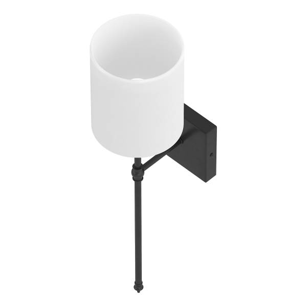 Lampada ESTE con lampadina ricaricabile Lampadina a RGB - Con telecomando - Bianco / Nero
