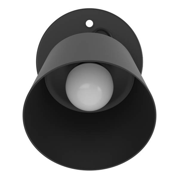 Applique murale à batterie SMI Variateur à 3 niveaux - télécommande incluse - Noir