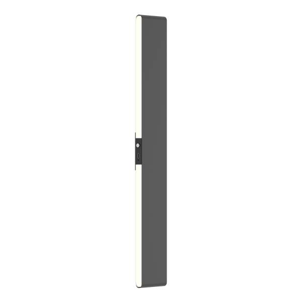 Lampada da parete ricaricabile KRIM Dimmerabile<br>Telecomando incluso - Nero - Altezza: 47 cm