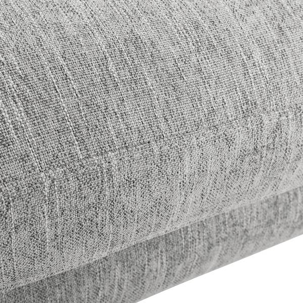 Divano con chaise longue Sajoi Grigio - Longchair preimpostata a sinistra