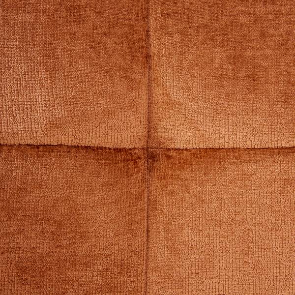 Hoekbank Bulee met slaapfunctie oranje - chenille - 290 x 90 x 182 cm