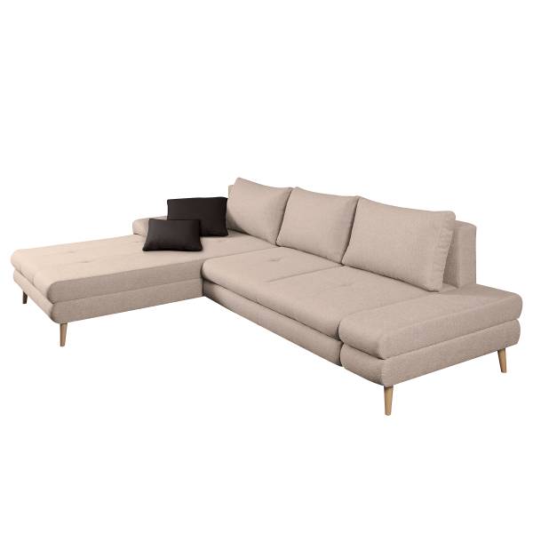 Canapé d’angle convertible Rewav Beige