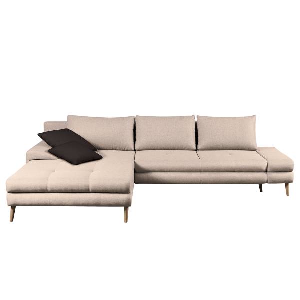 Canapé d’angle convertible Rewav Beige