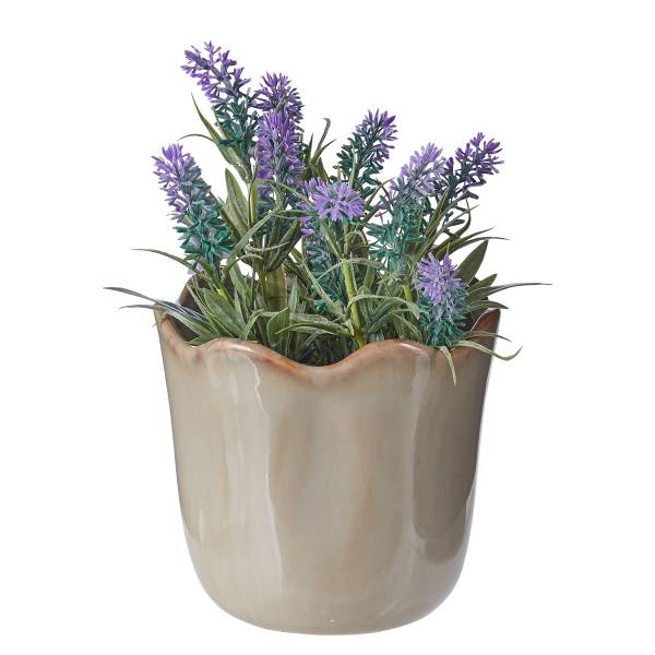 Portavaso GLAZE Stoneware - Beige