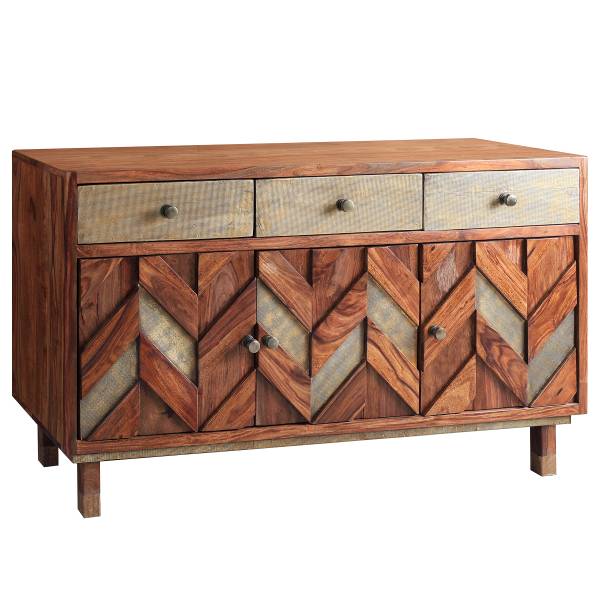 Enfilade massive Yao Acacia / Doré