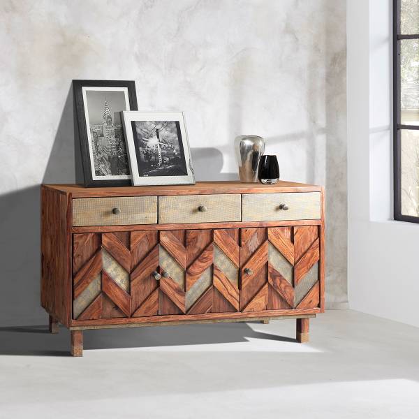 Enfilade massive Yao Acacia / Doré