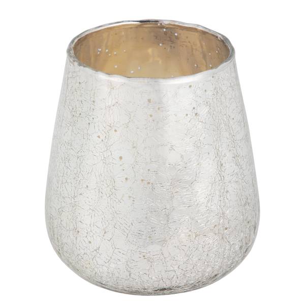 Windlicht DELIGHT Glas - Silber
