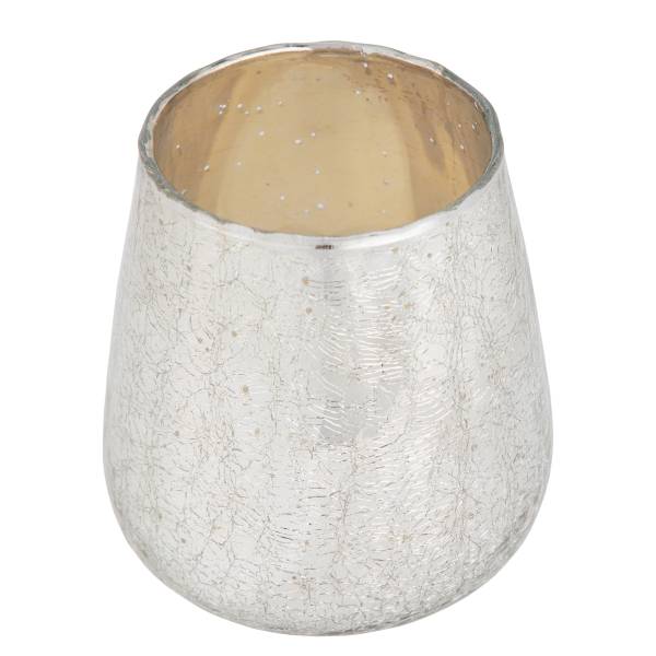 Windlicht DELIGHT Glas - Silber