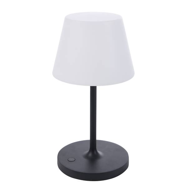 Lampada tavolo ricaricabile Nanega Nero