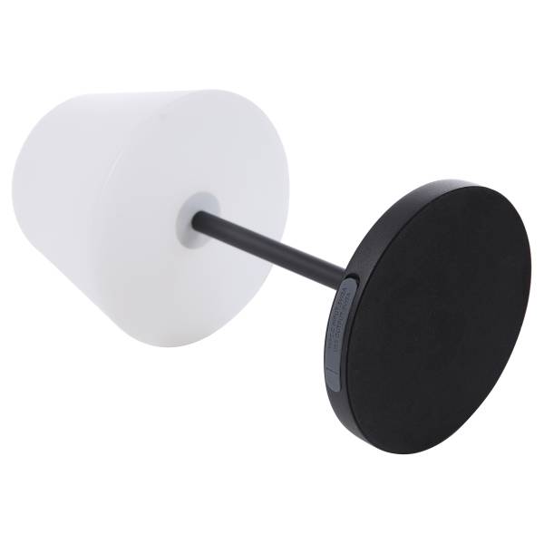 Lampada tavolo ricaricabile Nanega Nero