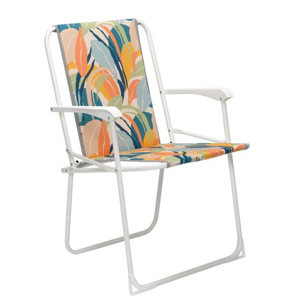 Sedia pieghevole Aberto Arancione/Bluastro grigio - Altezza: 78 cm