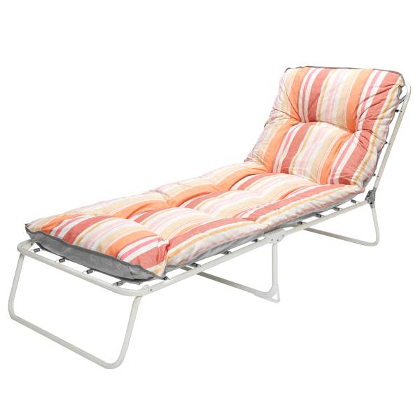 Lettino Taboas Bianco / Arancione