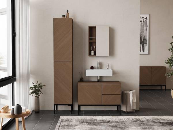 Hochschrank IKON Walnuss